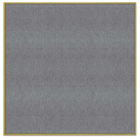 United Visual Products Corkboard, Fabric, 1 Door, Satin/Prl, 36x36" UV302-SATIN-PEARL